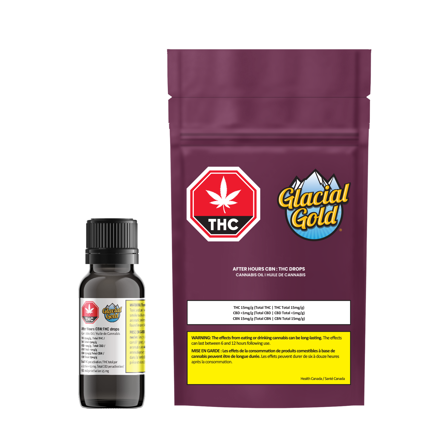 Cannabis Product Glacial Gold - After Hours CBN:THC Drops by Glacial Gold - 1