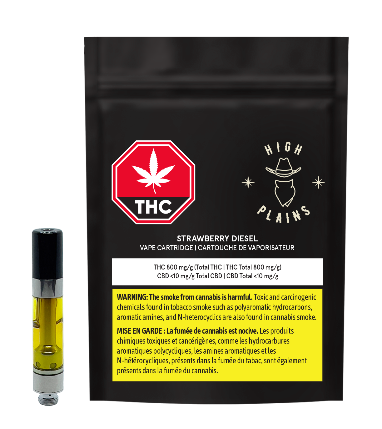 Cannabis Product High Plains - Strawberry Diesel 1g Vape by High Plains