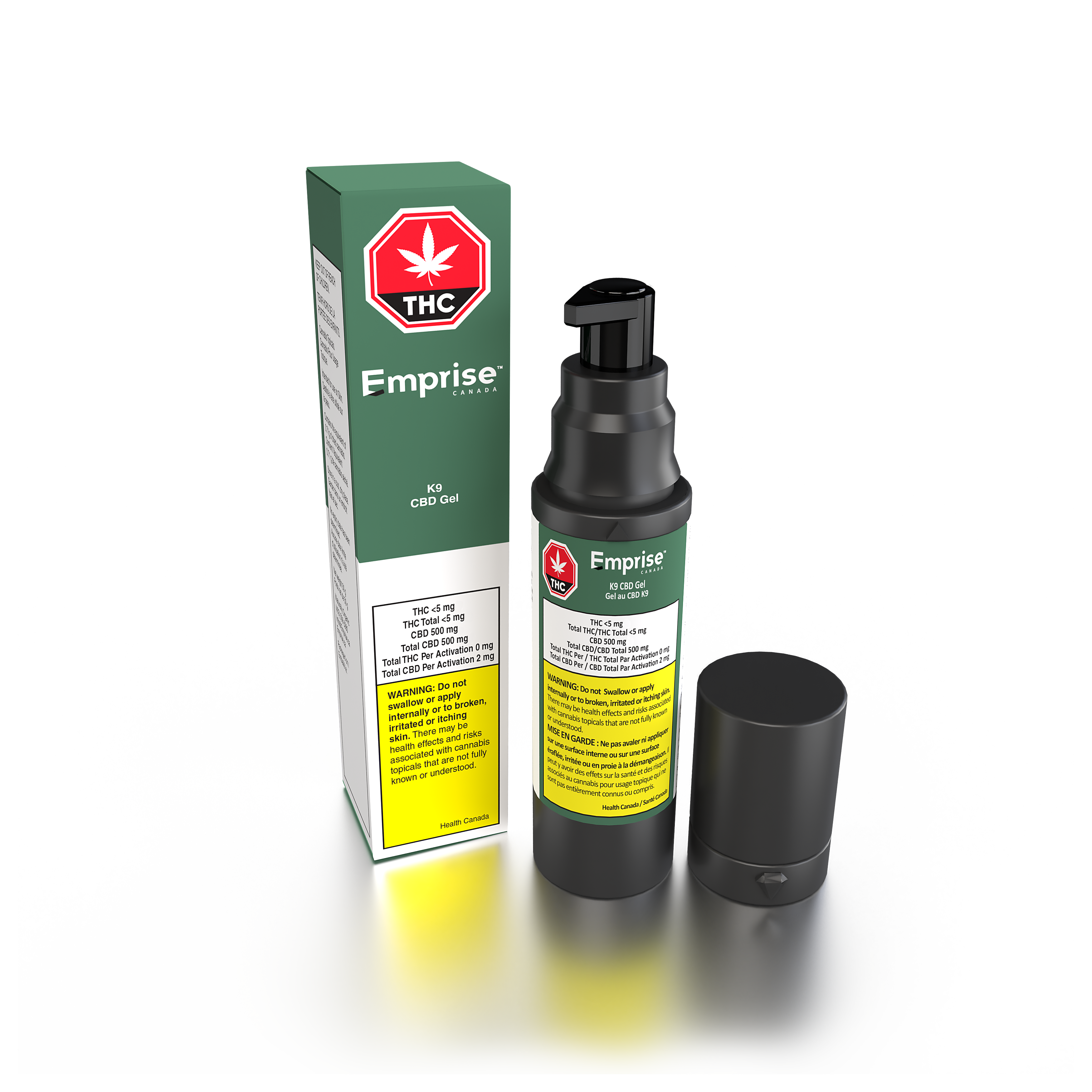 Cannabis Product K9 CBD Topical Gel 500mg CBD by Emprise Canada