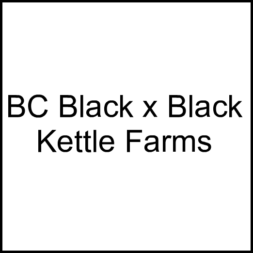 Cannabis Brand BC Black x Black Kettle Farms