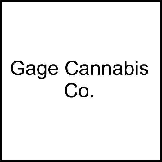 Cannabis Brand Gage Cannabis Co.