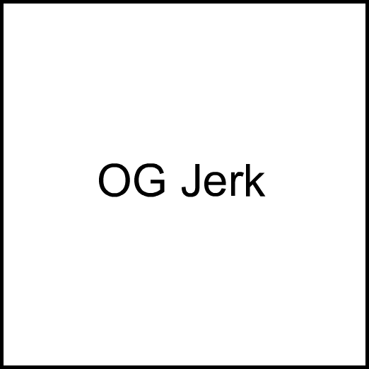 Cannabis Brand OG Jerk