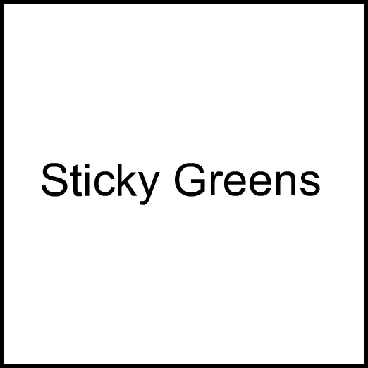 Cannabis Brand Sticky Greens