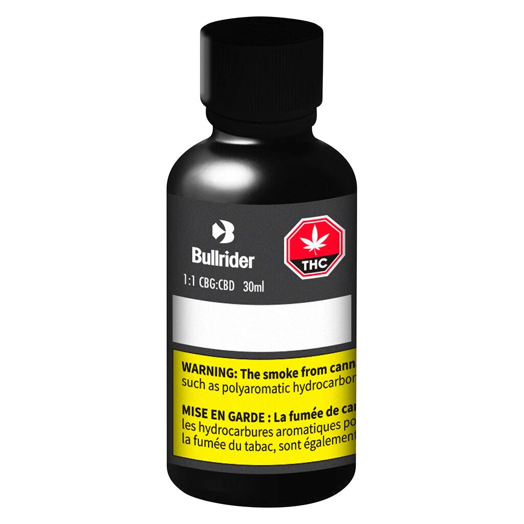 Cannabis Product 1:1 CBG:CBD Tincture by Bullrider