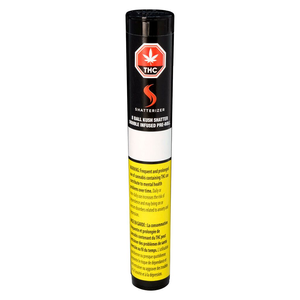 Cannabis Product 8 Ball Kush Shatter Double Infused Pre-roll by Shatterizer