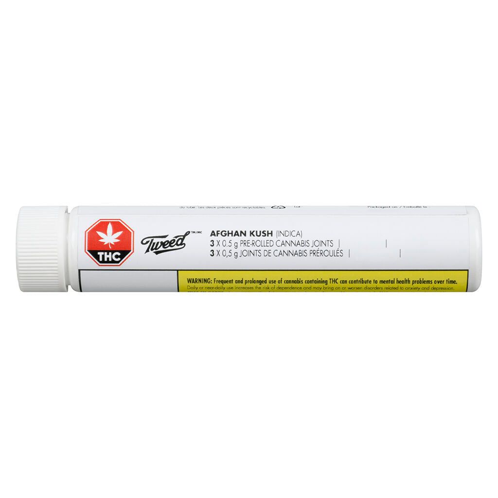 Cannabis Product Afghan Kush Pre-Roll by Tweed
