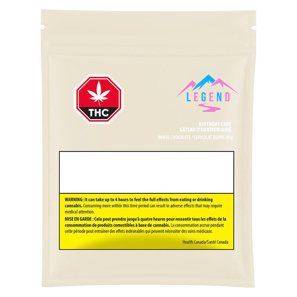 Cannabis Product Birthday Cake White Chocolate by Legend - 1