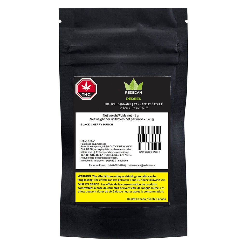 Cannabis Product Black Cherry Punch Redees by Redecan