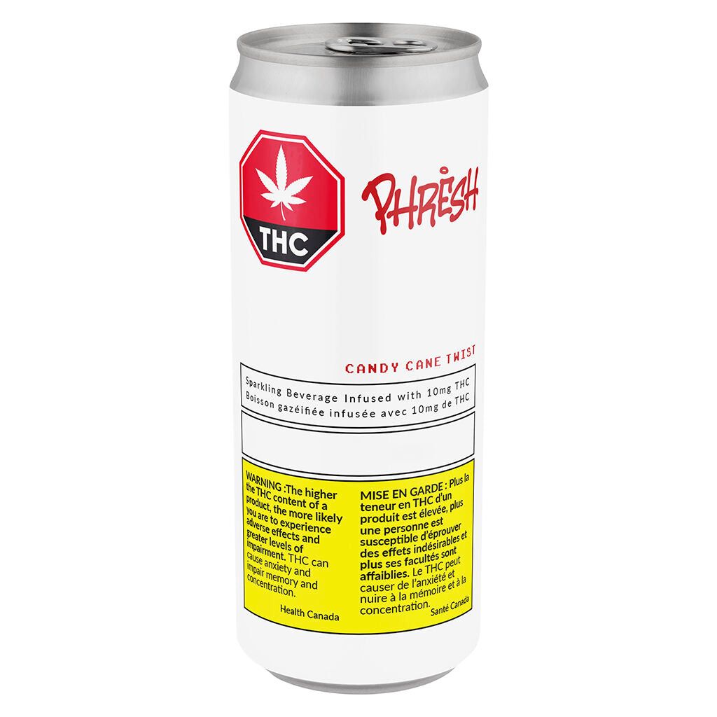 Cannabis Product Candy Cane Twist Sparkling Water by PHRESH