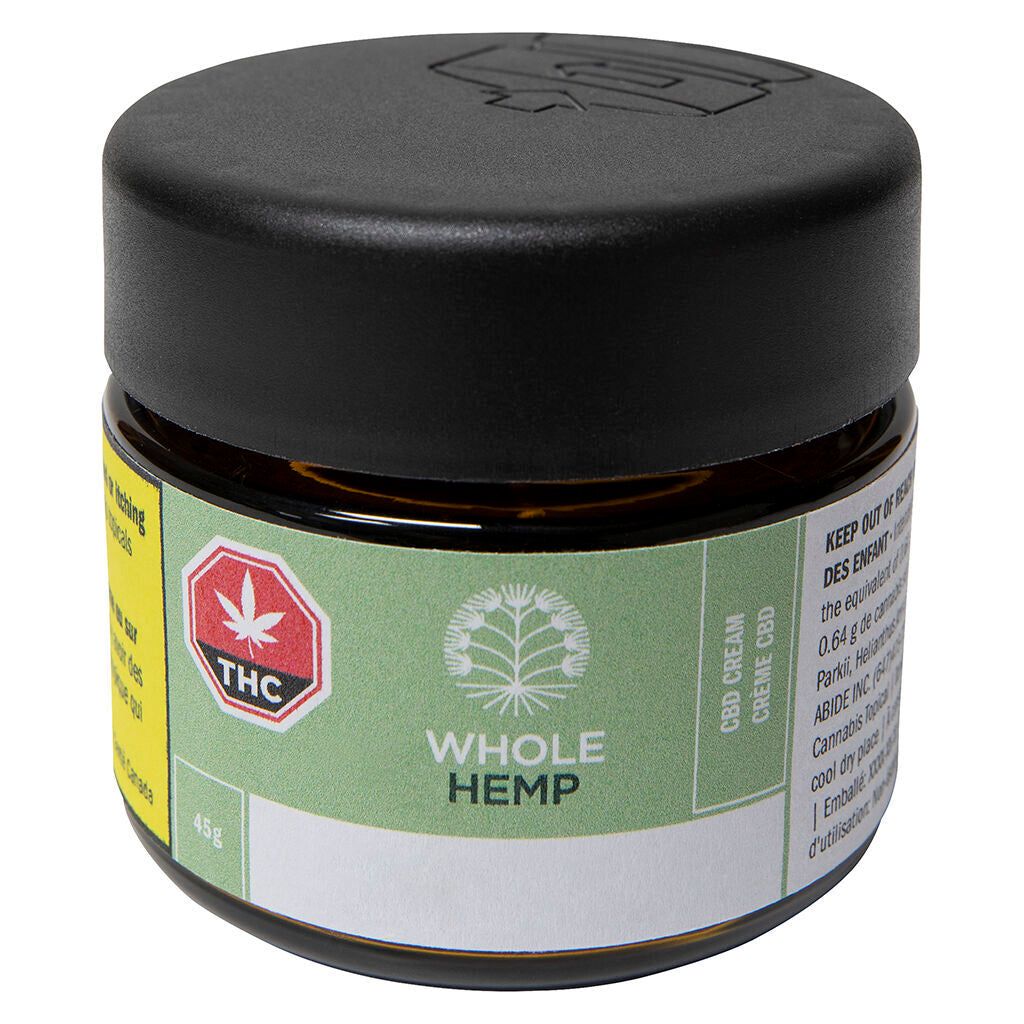 Cannabis Product CBD Cream by WholeHemp