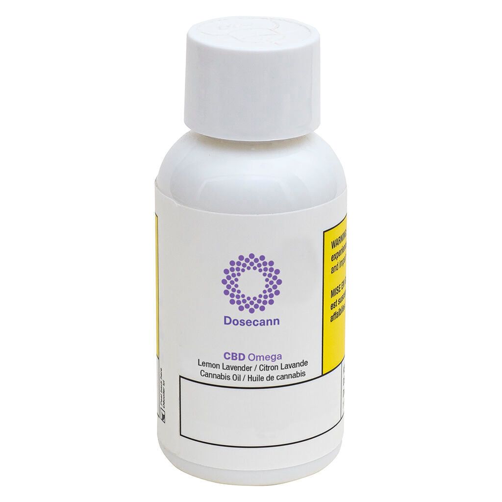 Cannabis Product CBD Omega Lemon Lavender Oil by Dosecann