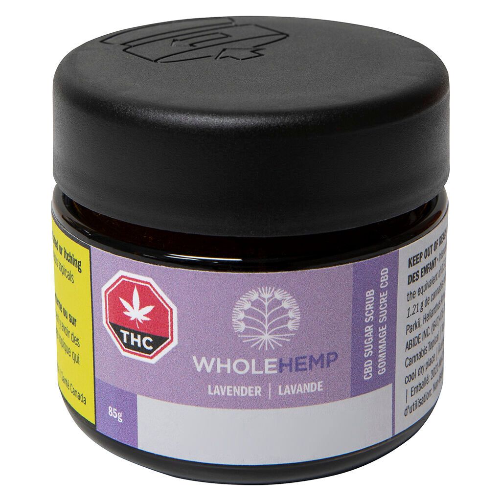 Cannabis Product CBD Sugar Scrub by WholeHemp