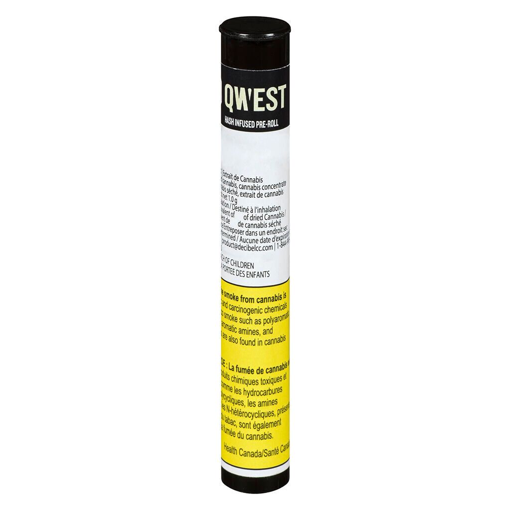 Cannabis Product Hash Infused Pre-Roll by Qwest