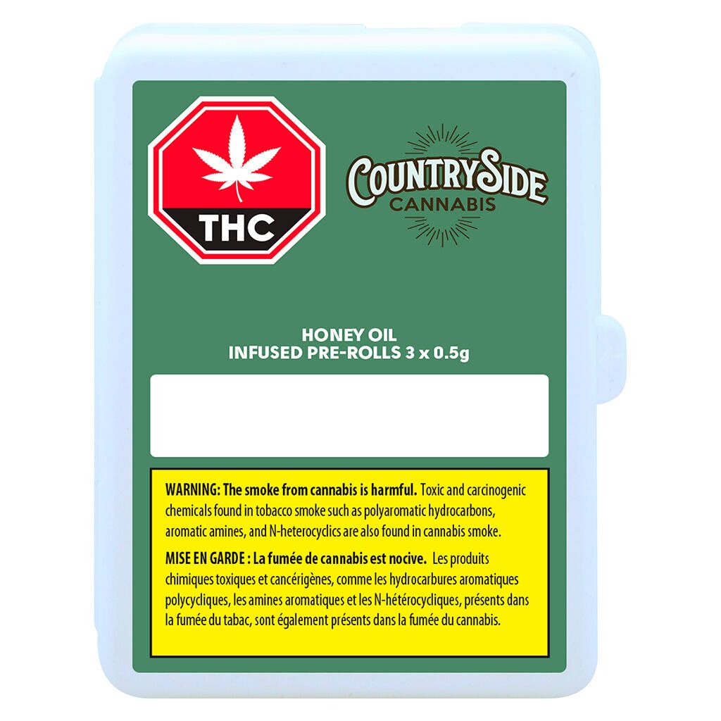 Cannabis Product Honey Oil infused Pre-Roll by Countryside Cannabis - 1
