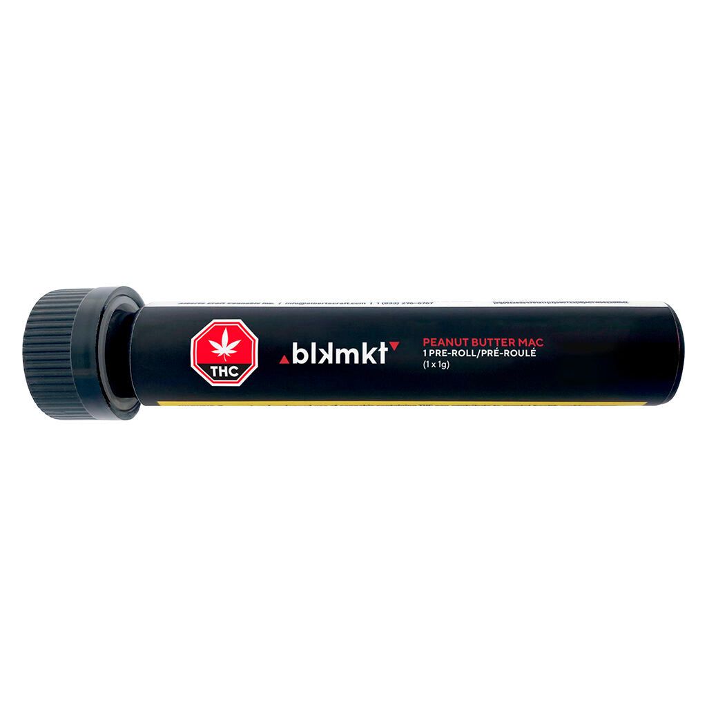Cannabis Product Peanut Butter MAC Pre-Roll by BLK MKT