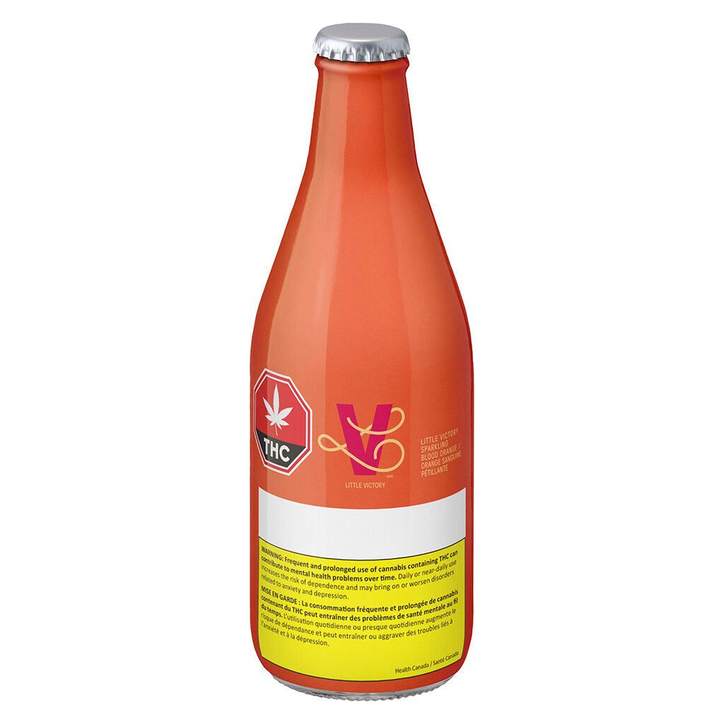 Cannabis Product Sparkling Blood Orange Beverage by Little Victory