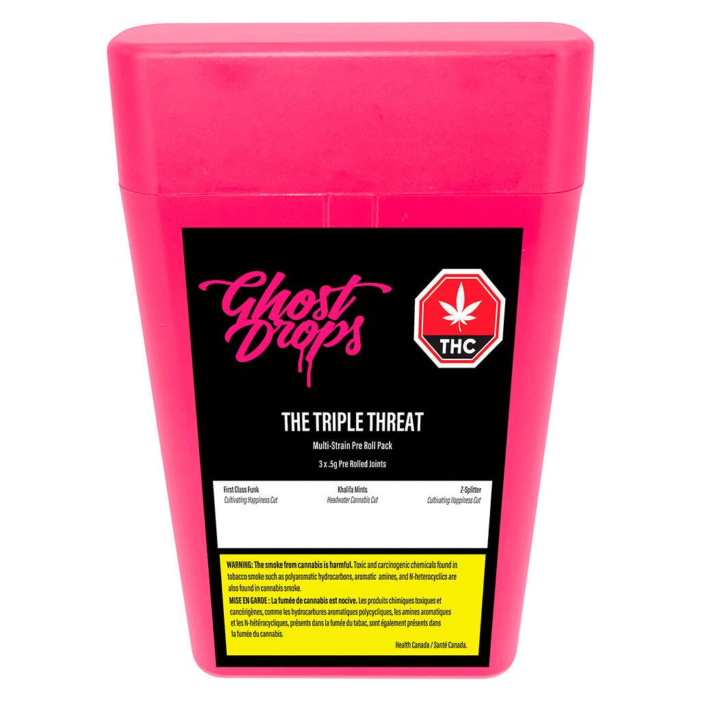 Cannabis Product The Triple Threat Pre-Rolls by Ghost Drops - 1