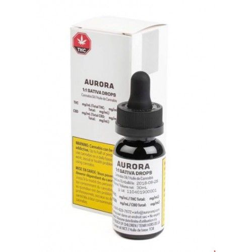 Cannabis Product 1:1 Sativa Drops by Aurora