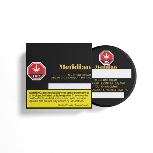 Cannabis Product All - In - One Cream Argan Oil & Vanilla by Meridian