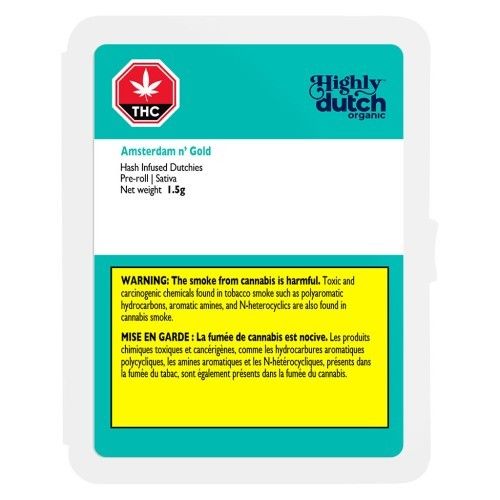 Cannabis Product Amsterdam n' Gold by Highly Dutch Organic