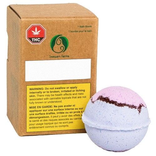 Cannabis Product Bubba Kush Bath Bomb by Stewart Farms - 1