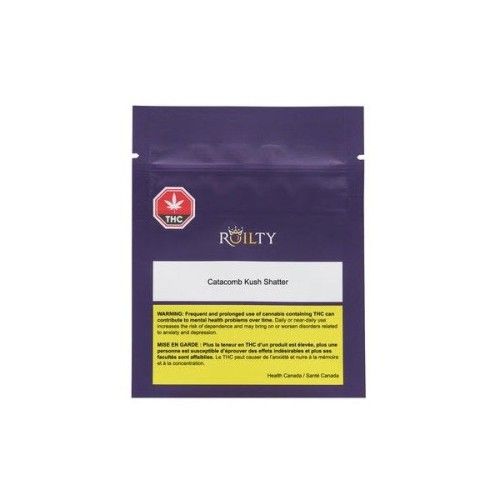 Cannabis Product Catacomb Kush Shatter by Roilty Concentrates