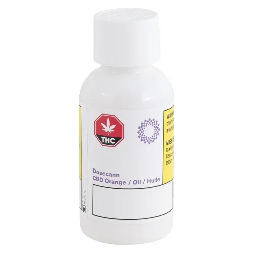 Cannabis Product CBD Orange Oil by Dosecann