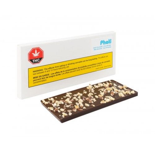 Cannabis Product Dark Chocolate with Almonds by Phat420