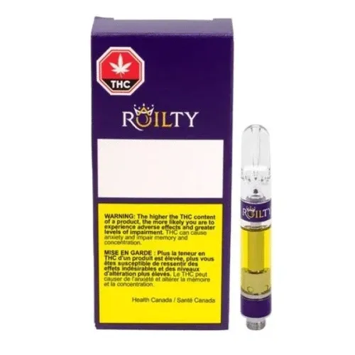 Cannabis Product Dragonfruit Distillate Vape Cartridge by Roilty Concentrates