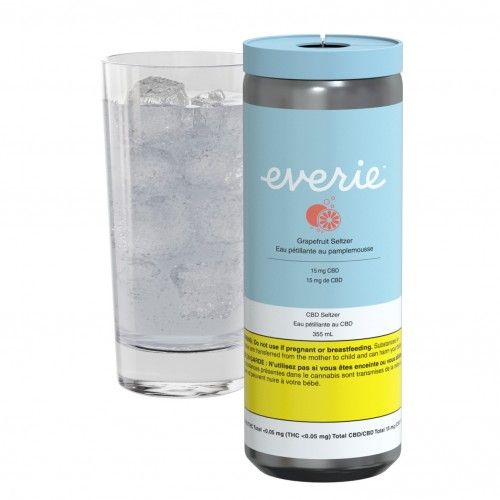 Cannabis Product Everie Grapefruit CBD Seltzer Water by Everie
