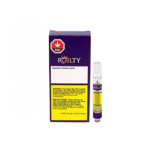 Cannabis Product Hawaiian Thunder Queen  Vape Cartridge by Roilty Concentrates