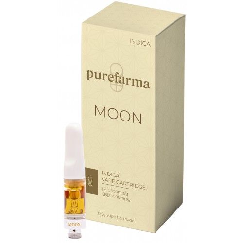 Cannabis Product Indica Moon Cartridge by Purefarma