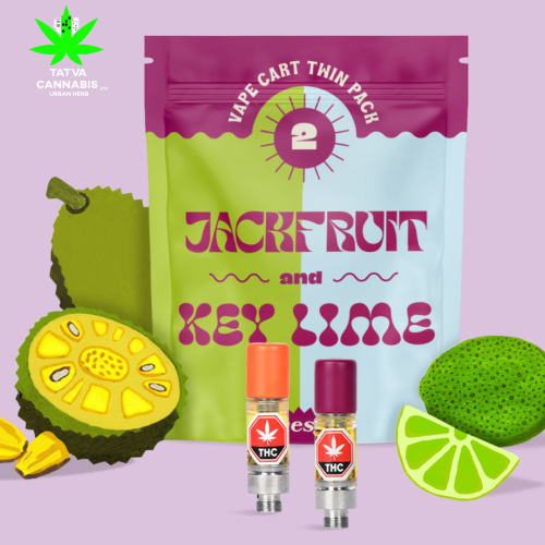 Cannabis Product Jackfruit x Key Lime Twin Pack Cartridges by Ness