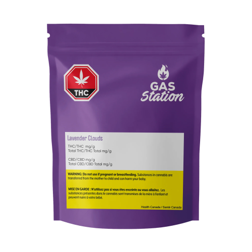Cannabis Product Lavender Clouds by Gas Station