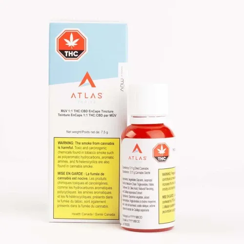 Cannabis Product MUV 1:1 Balanced Tincture by Atlas Thrive