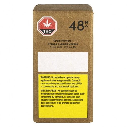 Cannabis Product Strain Hunters' Franco's Lemon Cheese by 48North - 1