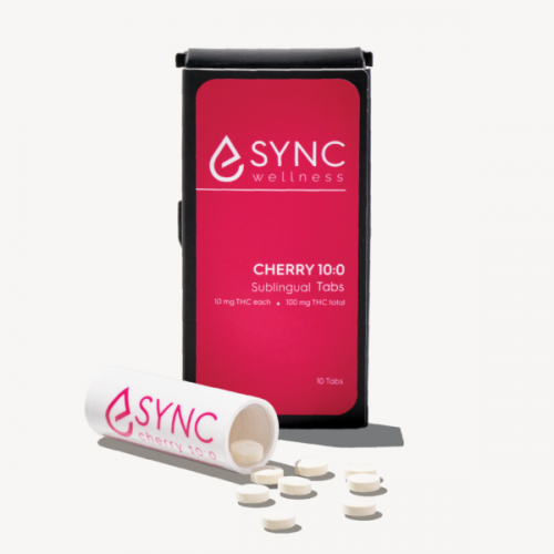 Cannabis Product SYNC TABS CHERRY 10:0 by SYNC