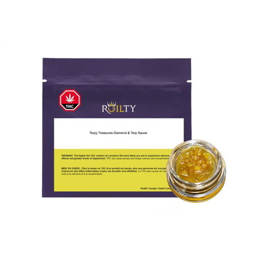 Cannabis Product Terpy Treasure  |  Diamonds & Terp Sauce by Roilty Concentrates