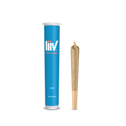 Cannabis Product THC Bomb Pre Roll by liiv