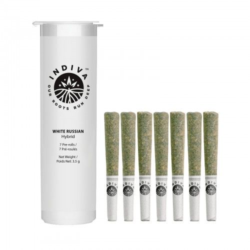 Cannabis Product White Russian pre-rolls (7pk) by Indiva